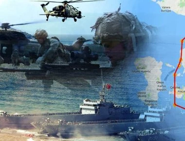 Υπερσυγκέντρωση τουρκικών ναυτικών και στρατιωτικών δυνάμεων απέναντι από τη Χίο